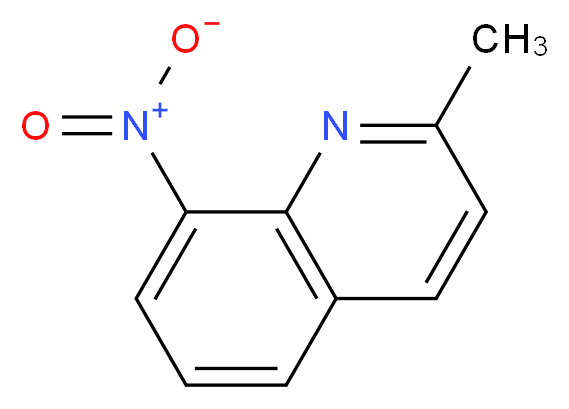 2-methyl-8-nitroquinoline_分子结构_CAS_)