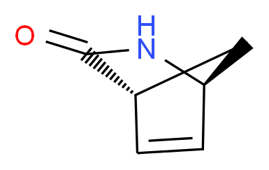 (1R,4S)-3-Azabicyclo[2.2.1]hept-5-en-2-one_分子结构_CAS_130931-83-8)