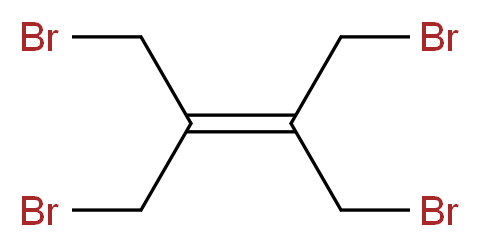 1,4-dibromo-2,3-bis(bromomethyl)but-2-ene_分子结构_CAS_30432-16-7