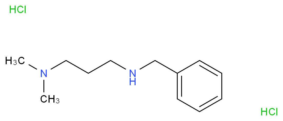 benzyl[3-(dimethylamino)propyl]amine dihydrochloride_分子结构_CAS_32857-22-0