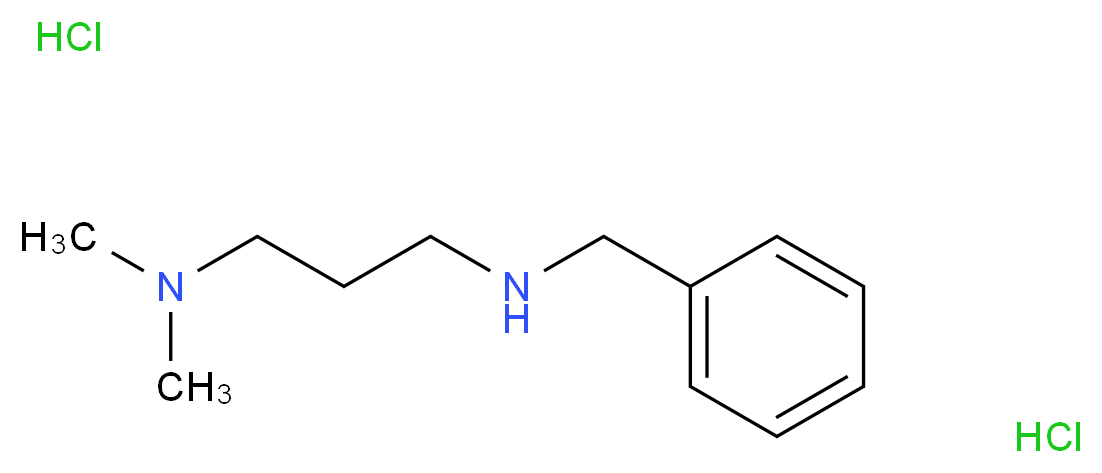 N'-benzyl-N,N-dimethylpropane-1,3-diamine dihydrochloride_分子结构_CAS_32857-22-0)