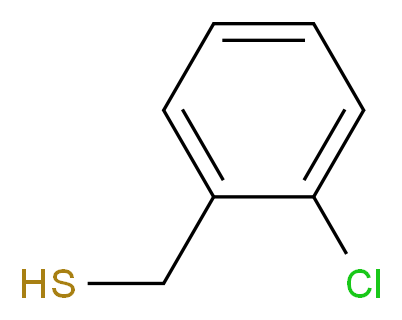 (2-chlorophenyl)methanethiol_分子结构_CAS_39718-00-8