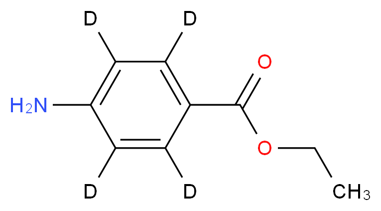 Benzocaine-d4(See B202970 for Unlabelled)_分子结构_CAS_342611-08-9)