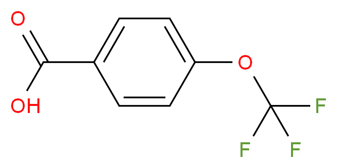 4-(三氟甲氧基)苯甲酸_分子结构_CAS_330-12-1)