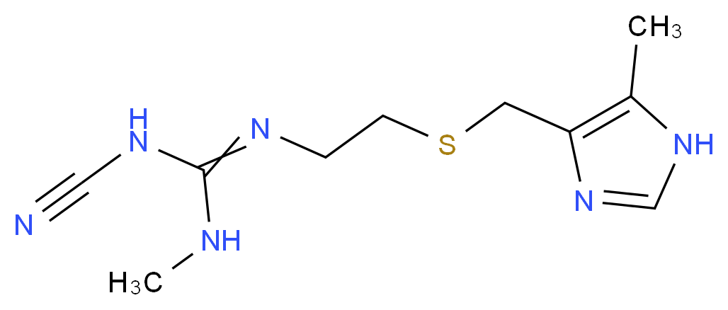 CIMETIDINE_分子结构_CAS_51481-61-9)