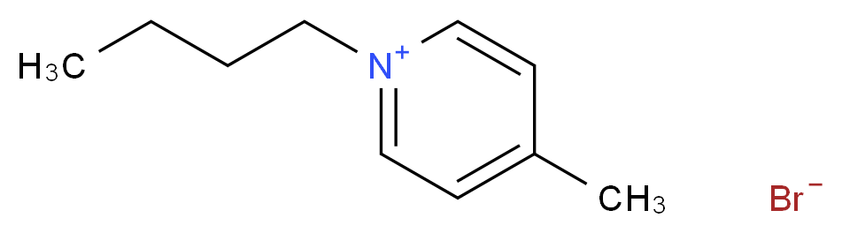 1-butyl-4-methylpyridin-1-ium bromide_分子结构_CAS_65350-59-6