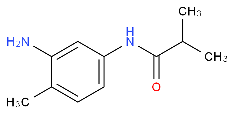 N-(3-Amino-4-methylphenyl)-2-methylpropanamide_分子结构_CAS_946690-30-8)