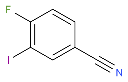 4-Fluoro-3-iodobenzonitrile_分子结构_CAS_)