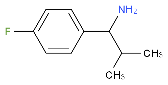 1-(4-Fluoro-phenyl)-2-methyl-propylamine_分子结构_CAS_863668-04-6)