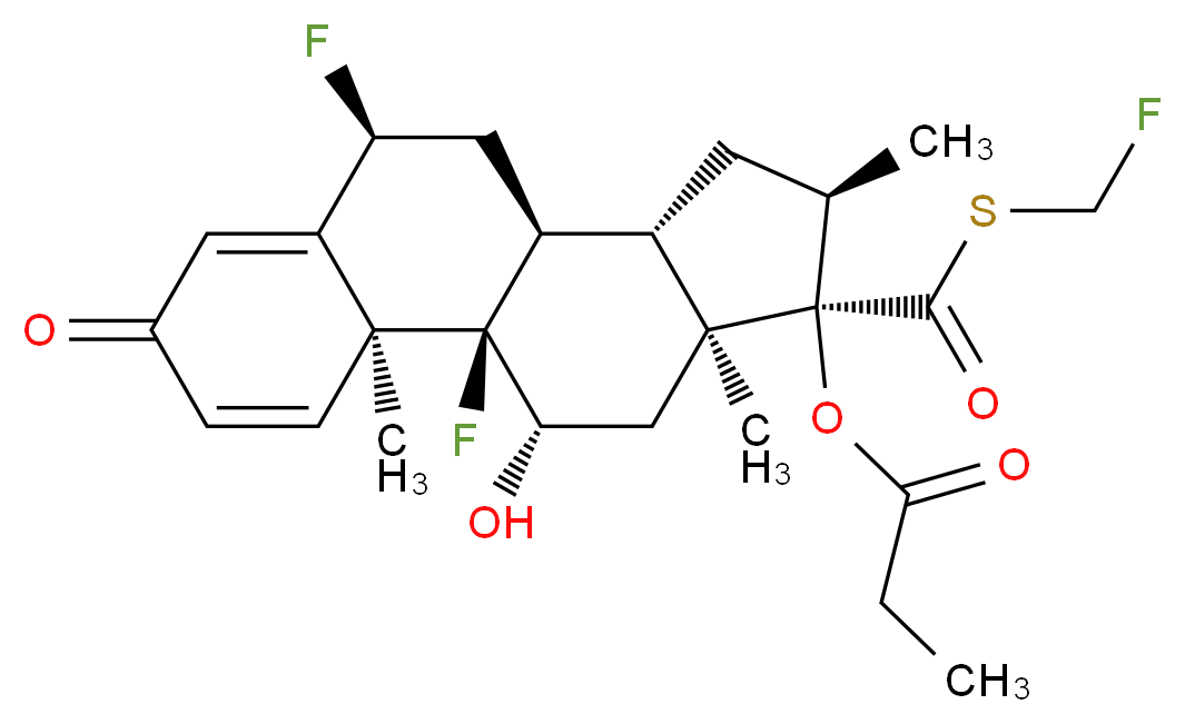 Fluticasone Propionate_分子结构_CAS_80474-14-2)