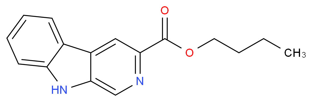 &beta;-CARBOLINE-3-CARBOXYLIC ACID BUTYL ESTER_分子结构_CAS_84454-35-3)