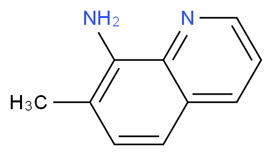 7-methylquinolin-8-amine_分子结构_CAS_5470-82-6