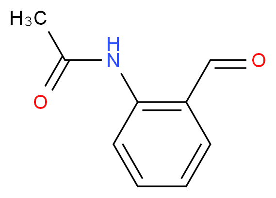 N-(2-formylphenyl)acetamide_分子结构_CAS_)