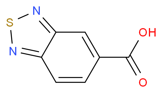 2,1,3-Benzothiadiazole-5-carboxylic acid_分子结构_CAS_16405-98-4)