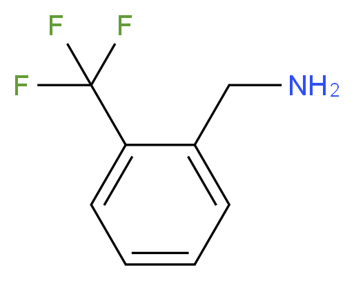 o-Trifluoromethylbenzyl amine_分子结构_CAS_3048-01-9)