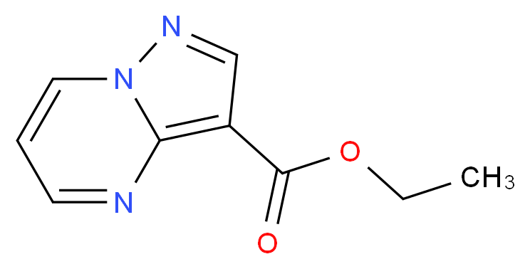 Ethyl pyrazolo[1,5-a]pyrimidine-3-carboxylate_分子结构_CAS_)