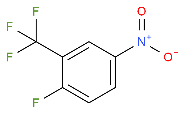 2-Fluoro-5-nitrobenzotrifluoride 98%_分子结构_CAS_400-74-8)