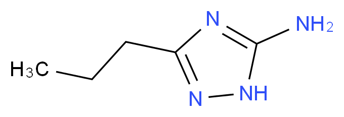 5-propyl-4H-1,2,4-triazol-3-amine_分子结构_CAS_60016-62-8