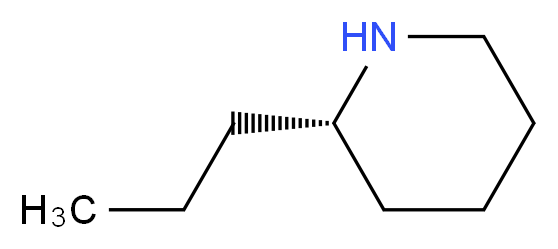 (2S)-2-propylpiperidine_分子结构_CAS_3238-60-6