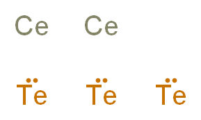 CERIUM TELLURIDE_分子结构_CAS_12014-97-0)