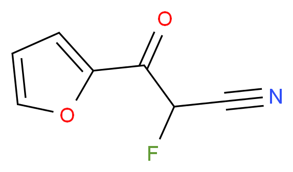 2-Fluoro-3-(furan-2-yl)-3-oxopropanenitrile_分子结构_CAS_)