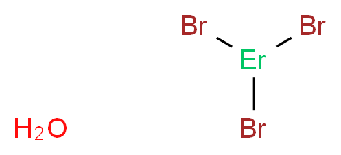 tribromoerbium hydrate_分子结构_CAS_29843-93-4