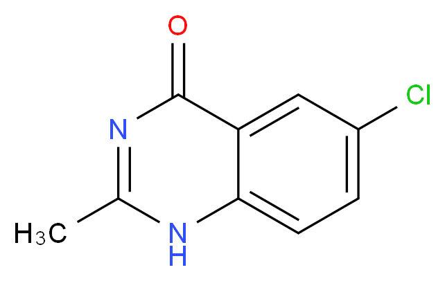 6-chloro-2-methyl-1,4-dihydroquinazolin-4-one_分子结构_CAS_7142-09-8