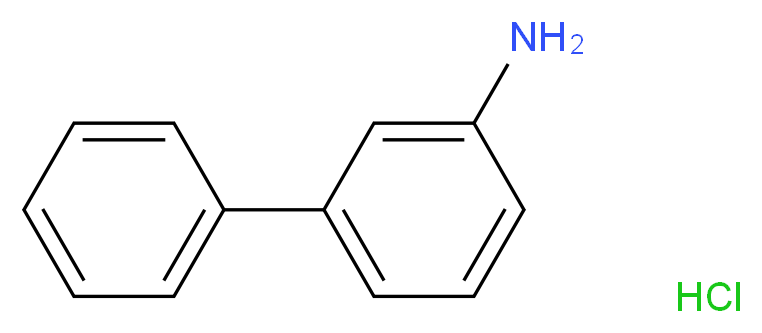 3-氨基二苯基 盐酸盐_分子结构_CAS_2113-55-5)