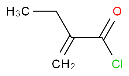 2-methylidenebutanoyl chloride_分子结构_CAS_4390-96-9