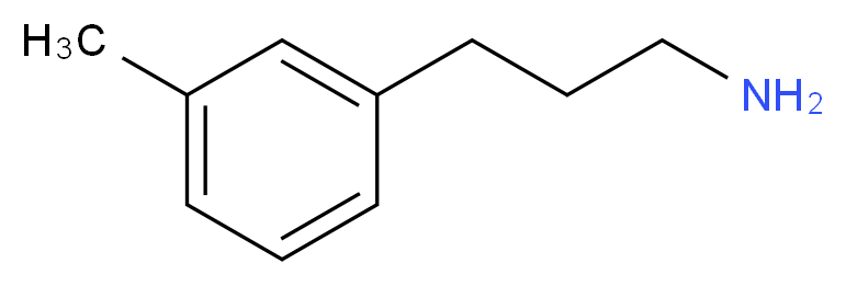 3-(3-methylphenyl)-1-propanamine_分子结构_CAS_104774-85-8)