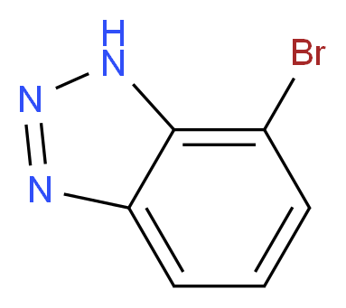 7-Bromo-1H-benzo[d][1,2,3]triazole_分子结构_CAS_1064721-11-4)