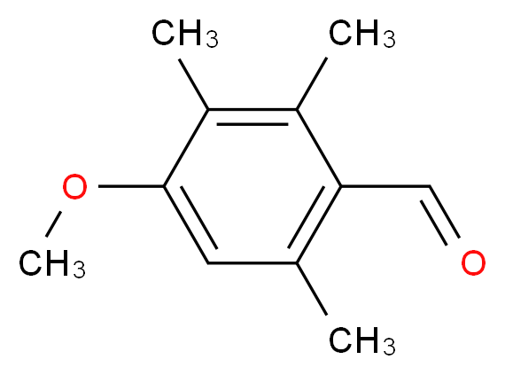 4-methoxy-2,3,6-trimethylbenzaldehyde_分子结构_CAS_54344-92-2