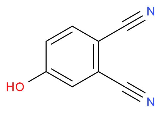 4-hydroxybenzene-1,2-dicarbonitrile_分子结构_CAS_30757-50-7