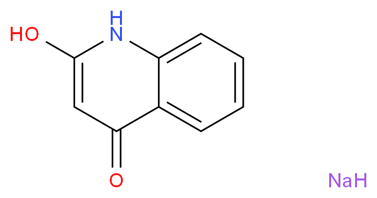 2-hydroxy-1,4-dihydroquinolin-4-one sodium_分子结构_CAS_4510-76-3