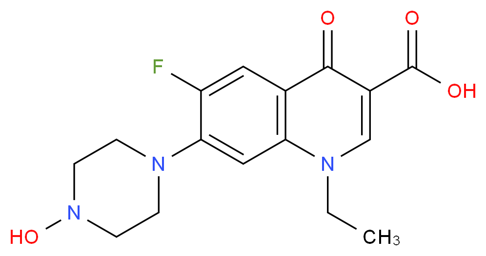 N-Hydroxy Norfloxacin_分子结构_CAS_109142-49-6)