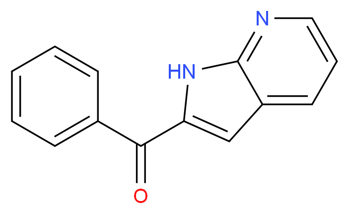 2-benzoyl-1H-pyrrolo[2,3-b]pyridine_分子结构_CAS_1198284-25-1