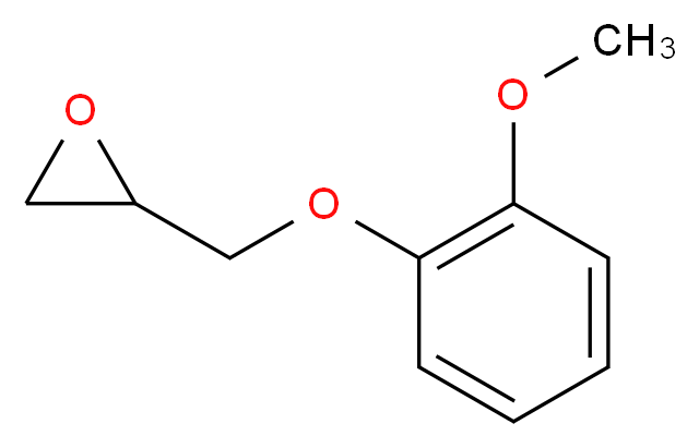 2-(2-methoxyphenoxymethyl)oxirane_分子结构_CAS_2210-74-4