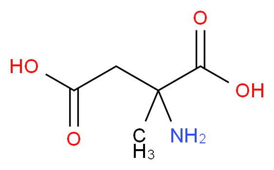 2-amino-2-methylbutanedioic acid_分子结构_CAS_2792-66-7