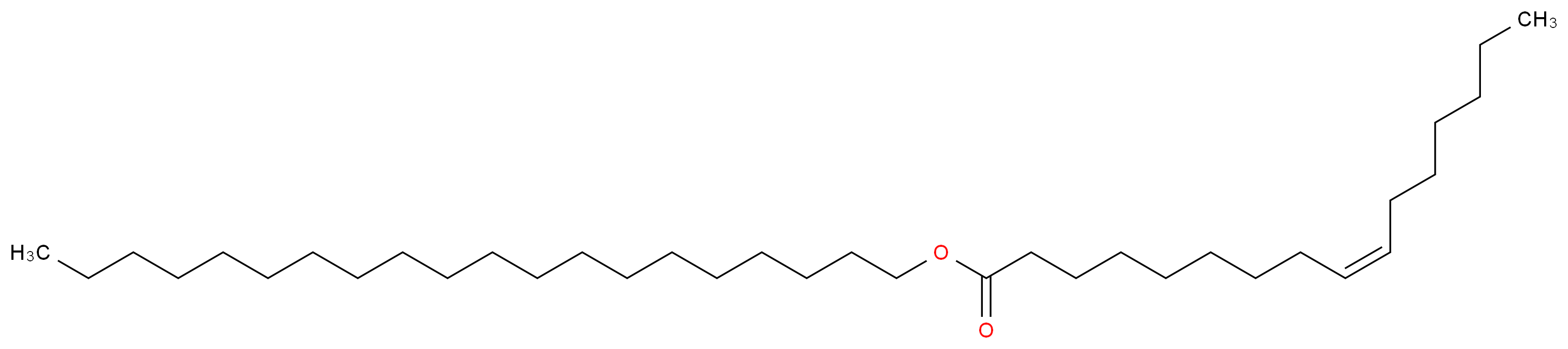 icosyl (9Z)-hexadec-9-enoate_分子结构_CAS_22522-34-5