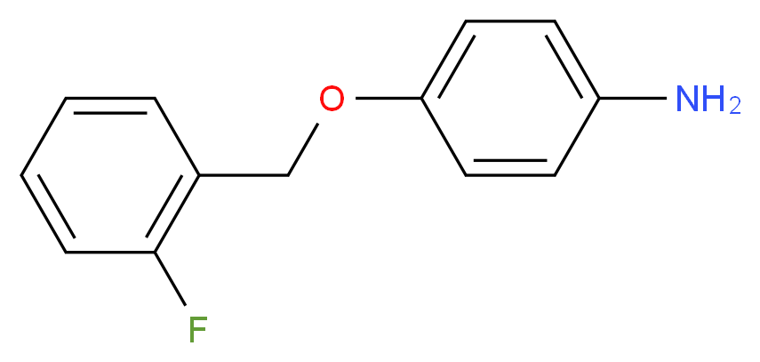 4-(2-Fluoro-benzyloxy)-phenylamine_分子结构_CAS_)