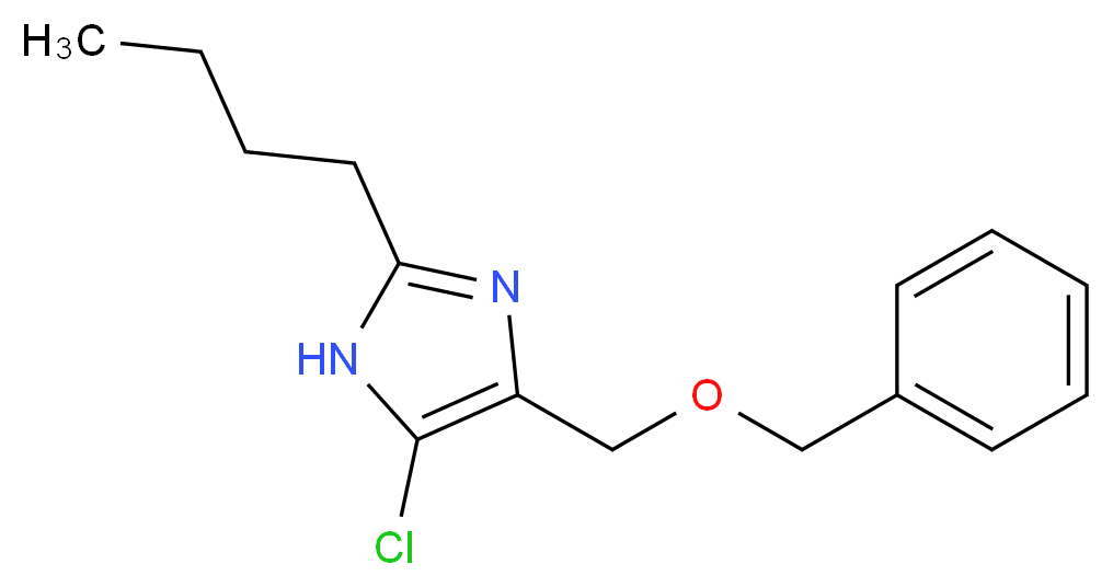 2-Butyl-4-chloro-5-benzyloxymethyl-1H-imidazole_分子结构_CAS_679412-76-1)