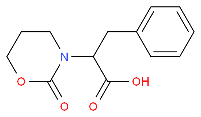 2-(2-oxo-1,3-oxazinan-3-yl)-3-phenylpropanoic acid_分子结构_CAS_)