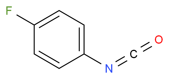 1-fluoro-4-isocyanatobenzene_分子结构_CAS_1195-45-5