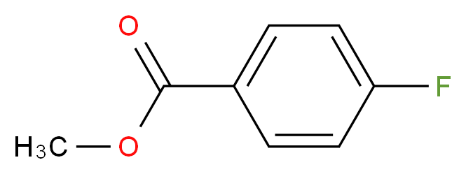 Methyl 4-fluorobenzoate_分子结构_CAS_403-33-8)