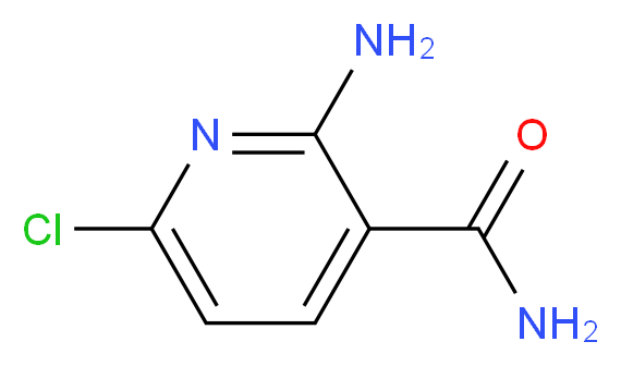 2-AMINO-6-CHLORONICOTINAMIDE_分子结构_CAS_64321-24-0)