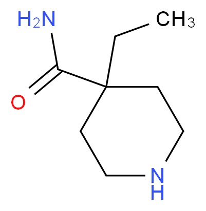 4-ethyl-4-piperidinecarboxamide_分子结构_CAS_1233026-60-2)