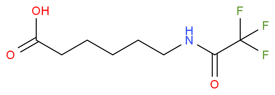 6-(trifluoroacetamido)hexanoic acid_分子结构_CAS_407-91-0