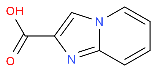 imidazo[1,2-a]pyridine-2-carboxylic acid_分子结构_CAS_64951-08-2
