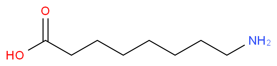 8-氨基辛酸_分子结构_CAS_1002-57-9)