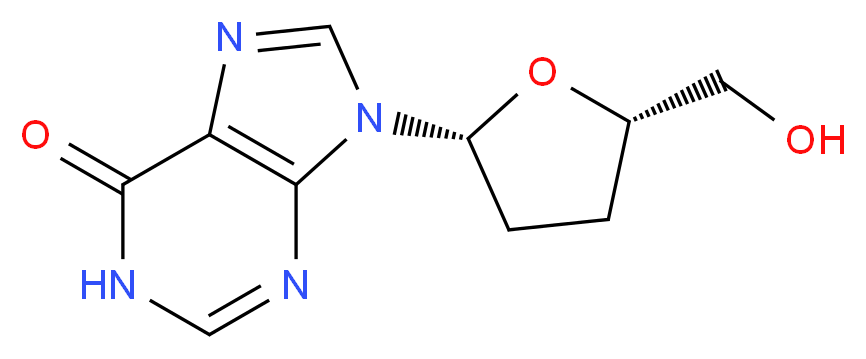 2',3'-Dideoxyinosine_分子结构_CAS_69655-05-6)